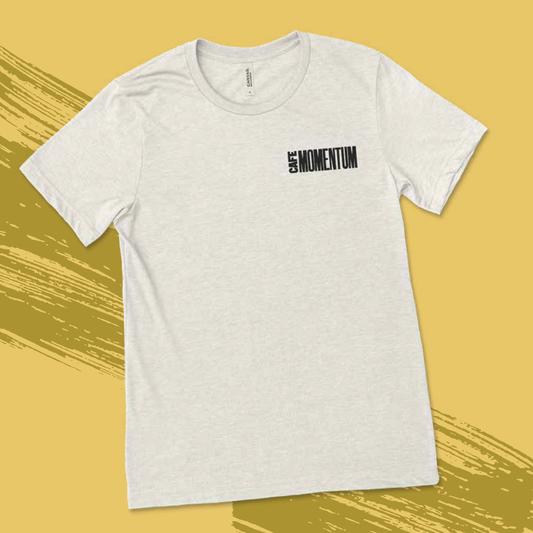 Eat. Drink. Change Lives. Tee (Heather Cement)