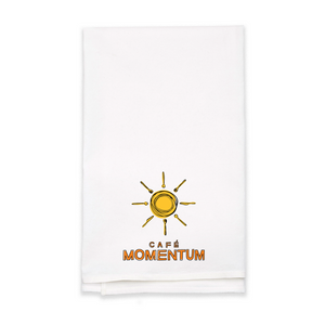 Café Momentum Tea Towel